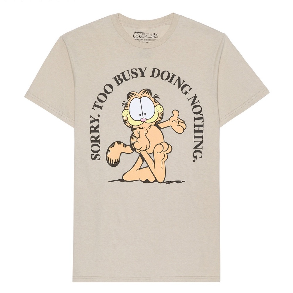 New Garfield”Sorry. Too busy doing nothing.” Graphic Tee